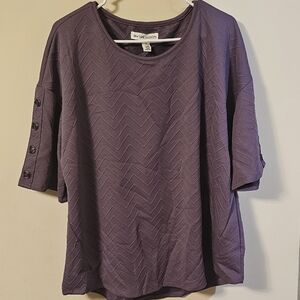 New York Laundry 1x Purple top